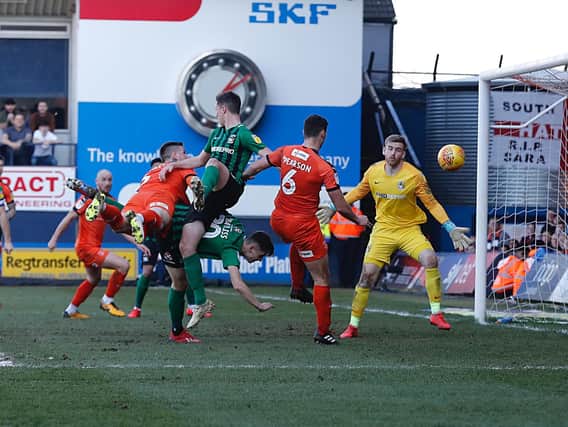 Luton go close against Coventry this afternoon