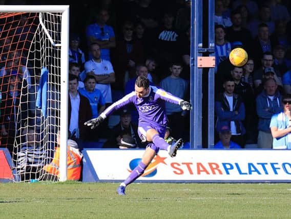 James Shea played a starring role in Town's 0-0 draw at Rochdale earlier in the season