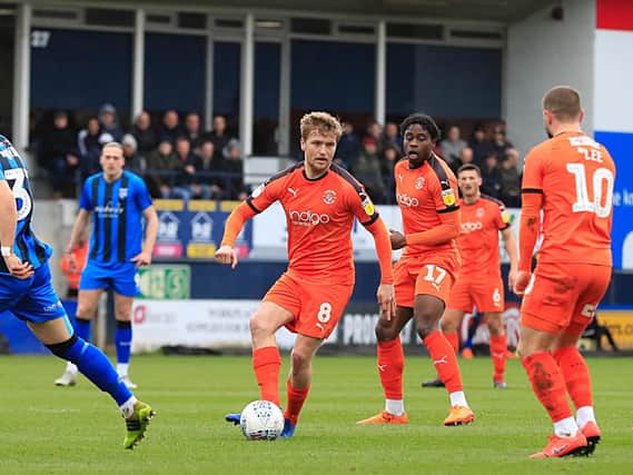 Luke Berry keeps playing moving against Gillingham