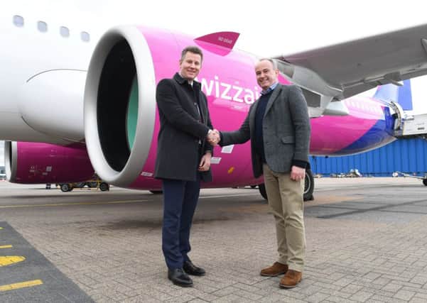 Jonathan Pollard (LLA) and Owain Jones (Wizz Air).