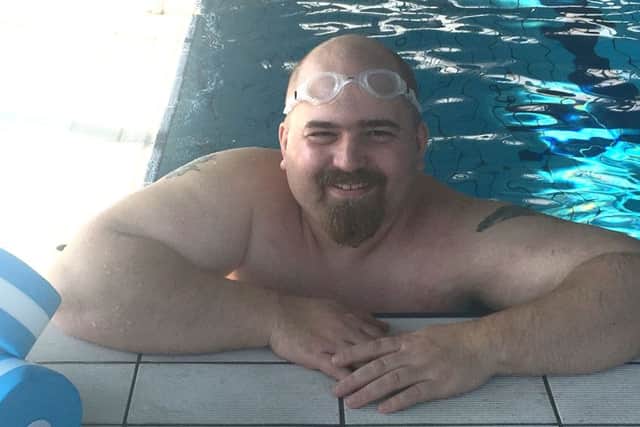 Matt Grice at his local pool