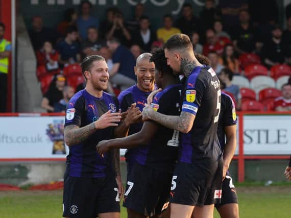 Luton will be hoping to celebrate a title triumph on Saturday
