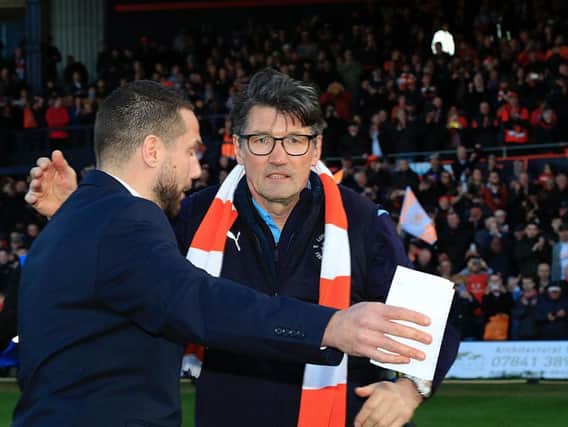 Hatters chief of recruitment Mick Harford