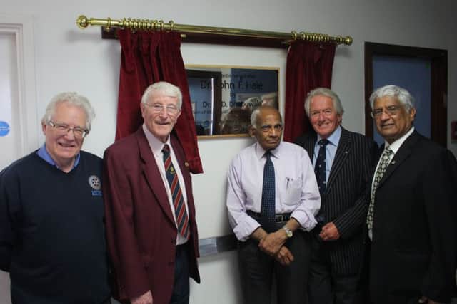 Dr Dhabuwala and supporters from Luton North Rotary Club.