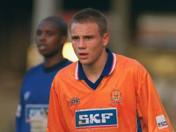 Matt Taylor during his days with Luton