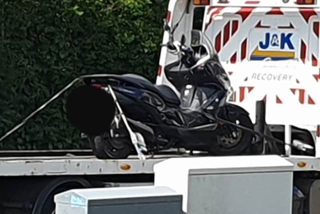 Police recovered this bike which they believe may have been involved in the incident in Dunstable last Sunday
