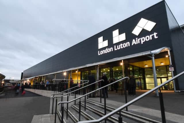 London Luton Airport Terminal exterior. Photo by London Luton Airport