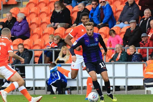 Town midfielder Andrew Shinnie