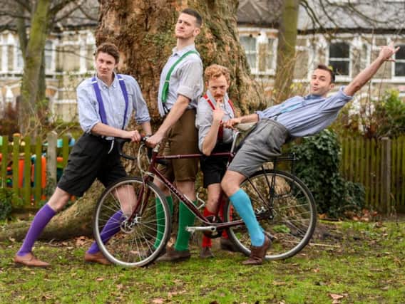 The HandleBards' all-male troupe
