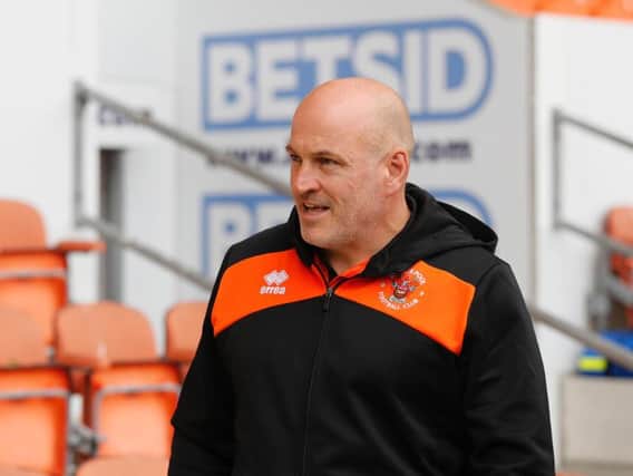 Gary Brabin in his role as Blackpool assistant manager