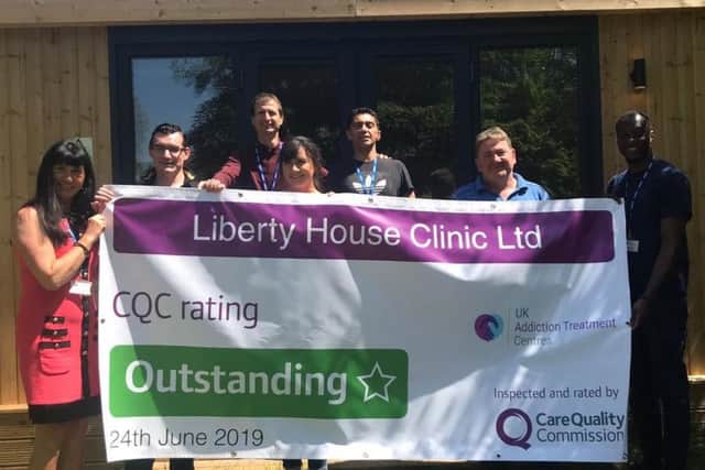 Liberty house is thrilled to have achieved the 'Outstanding' rating