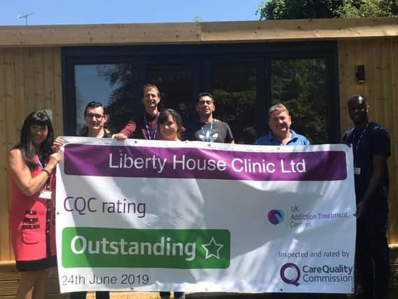 Liberty house is thrilled to have achieved the 'Outstanding' rating