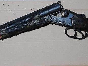 An example of a sawn-off shotgun seized in another incident (stock image)