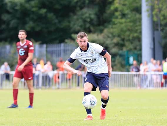 Ryan Tunnicliffe in action for the Hatters