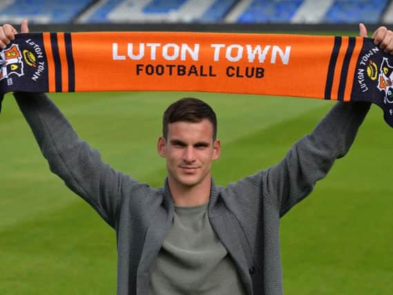 New Luton signing Simon Sluga