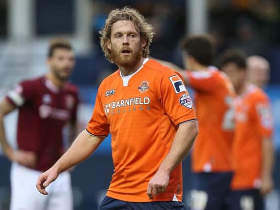 Craig Mackail-Smith in action during his Luton days