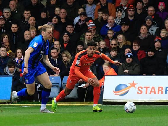 James Justin in action for Luton last season