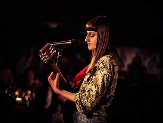 Abbey performing at the Archer Street's Got Talent competition