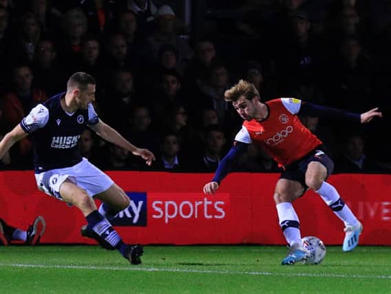 Callum McManaman in action against Millwall on Wednesday night