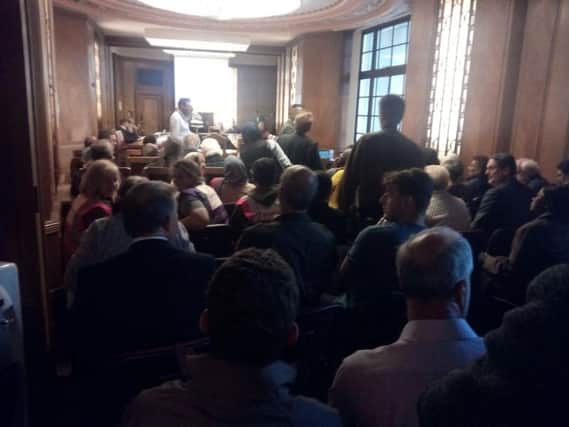 Last Wednesday's planning committee was packed with members of the public