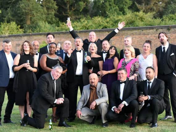 Party-goers at Ryebridge's black tie event for Age Concern Luton