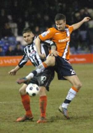 Jonathan Smith dropped to right back against Grimsby