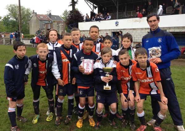 Luton Town U11-12 youngsters who finished as runners-up
