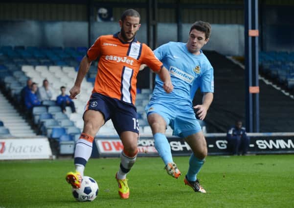 Andrew Parry in action against Luton last season