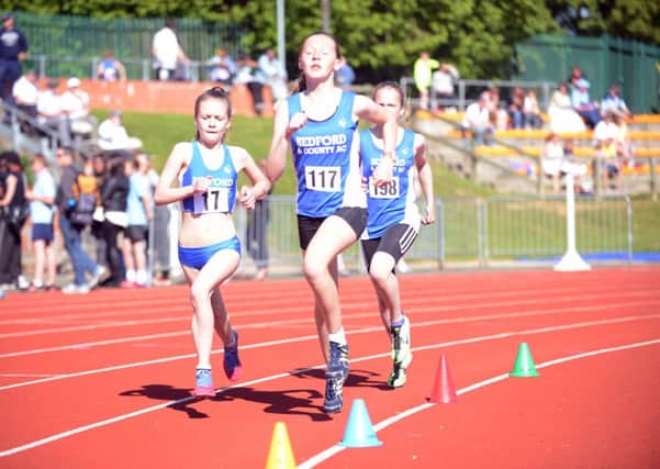 Action from the Bedfordshire AAA Track & Field Championships