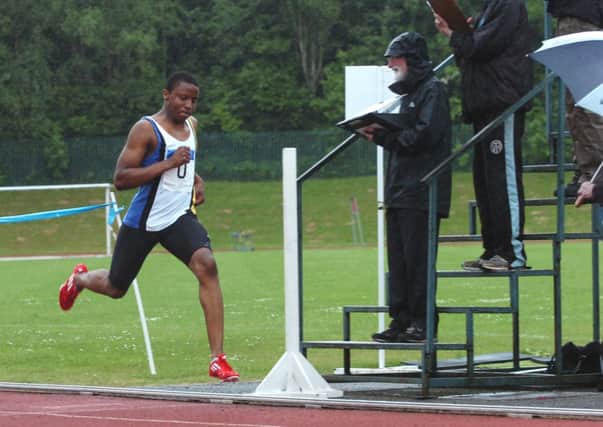 Action from the Southern Athletics League meet