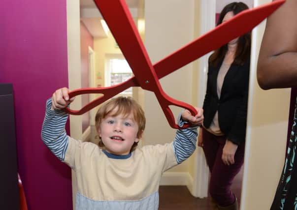 Little Noah Huxford opens the new L&D Fertility Centre