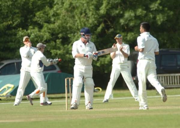 Action from Dunstable's clash with Chorleywood
