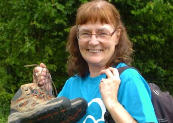 Elaine Scott of Dunstable who is trekking across the Sahara for Keech Hospice Care