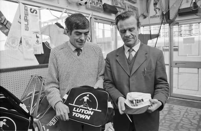 Gordon Turner and Wally Shanks in their West Side Centre shop