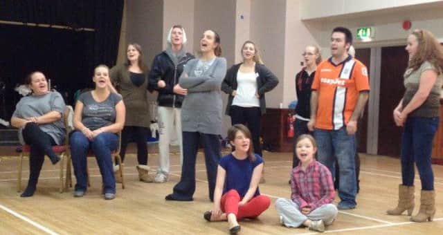Phoenix Players in rehearsal for Musical Moments