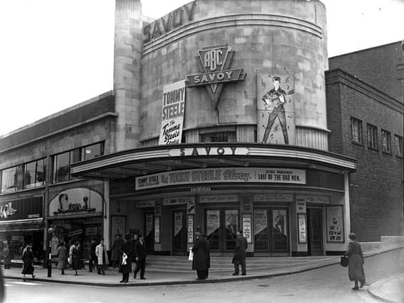 Savoy cinema in George Street, Luton, in 1957