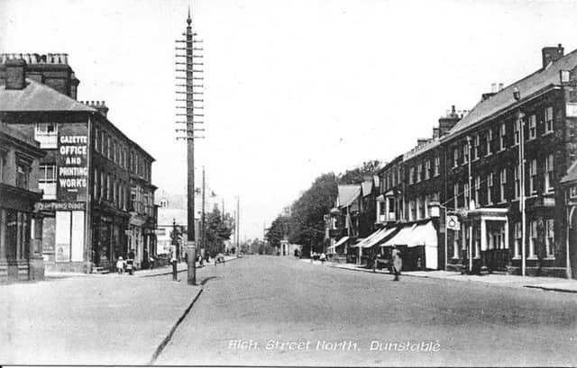 Postcard of High Street North, Dunstable