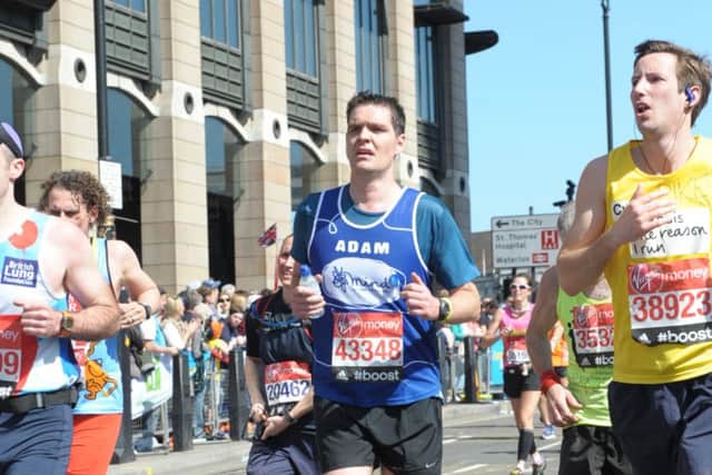 Adam Kearney running the London Marathon for MIND