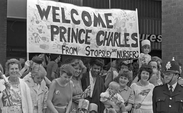 Prince Charles welcomed to Luton