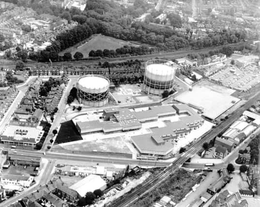 Aerial view of West Side Shopping Centre