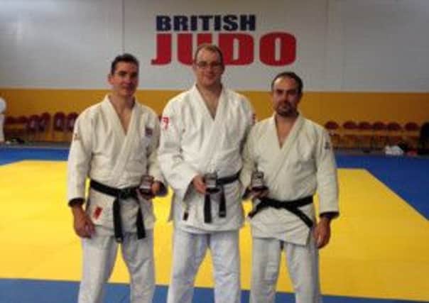 Luton Judo Clubs Richard Hobbs, Steve Crowley and Carl Hunt