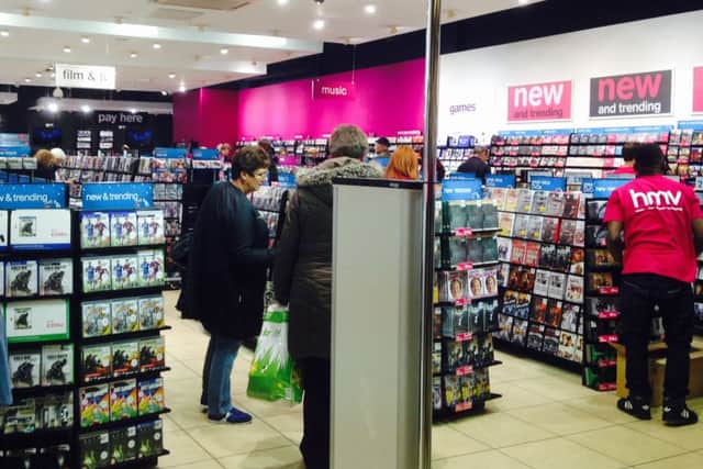 HMV opened its doors to customers on Friday