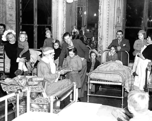 Alexandra Hospital, Luton, Christmas 1948.