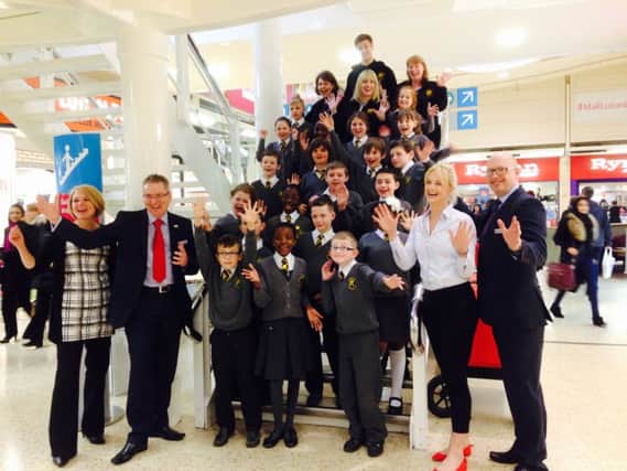 Some year 5 pupils from Ardley Hill Academy had a tour of The Mall