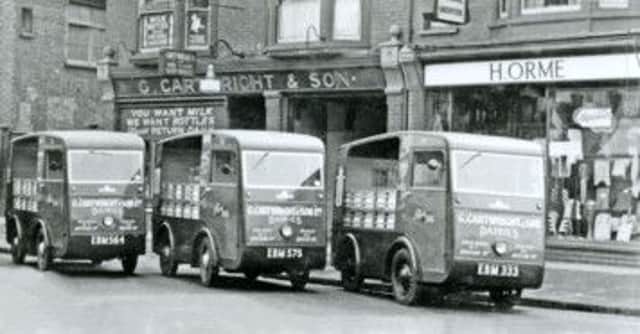 G. Cartwright & Son new electric milk floats