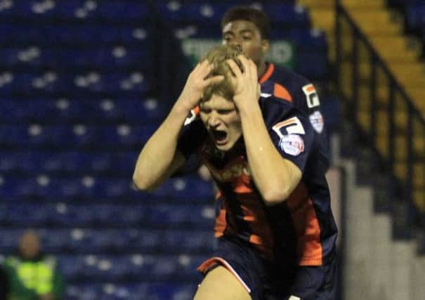 Cameron McGeehan can't believe his late header has been saved