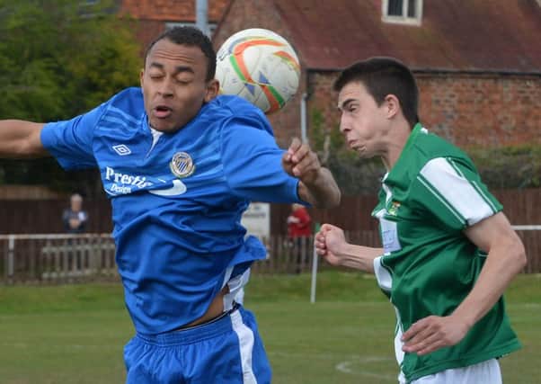 Rhys Hoenes in action for Barton at the weekend