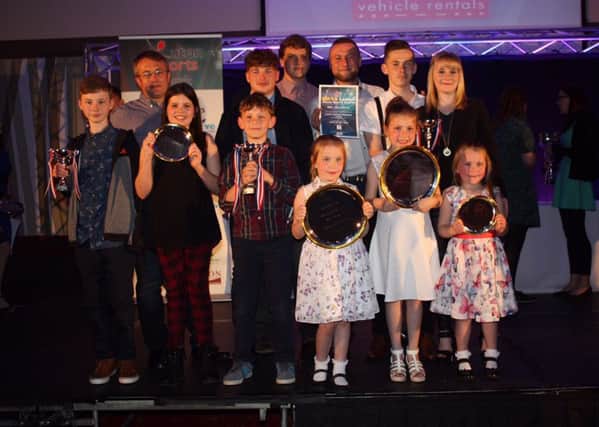 A selection of winners from the Annual Sports awards