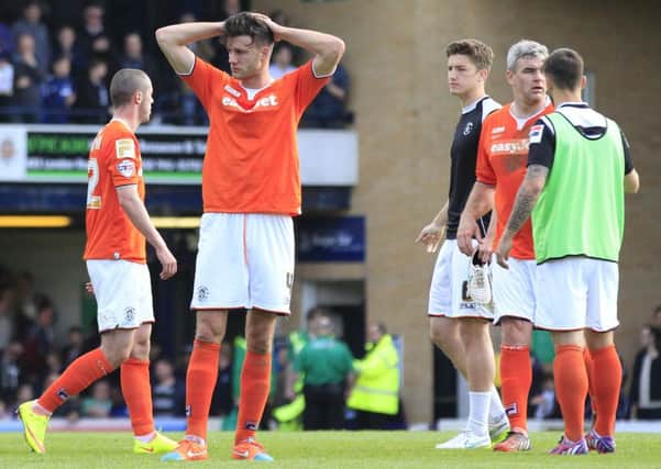Hatters contemplate defeat at Southend last week