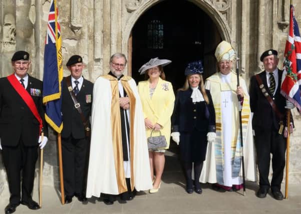 Lord Lieutenant's Annual Service of Thanksgiving and Rededication for Voluntary Organisations in Bedfordshire at The Priory Church of St Peter, Dunstable, Bedfordshire - May 10 2015  Photo by Keith Mayhew